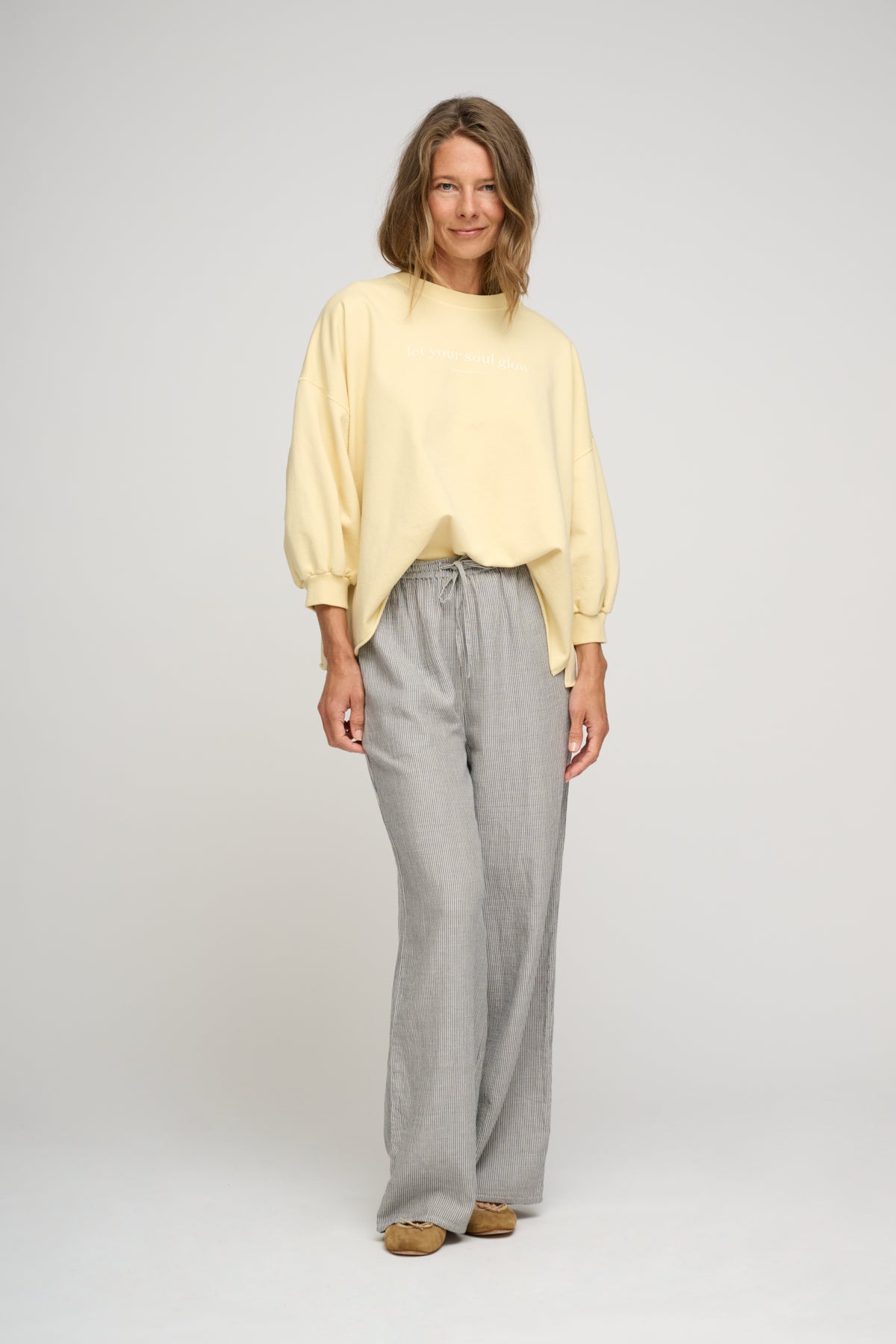 Mantra sweatshirt - Soft Yellow